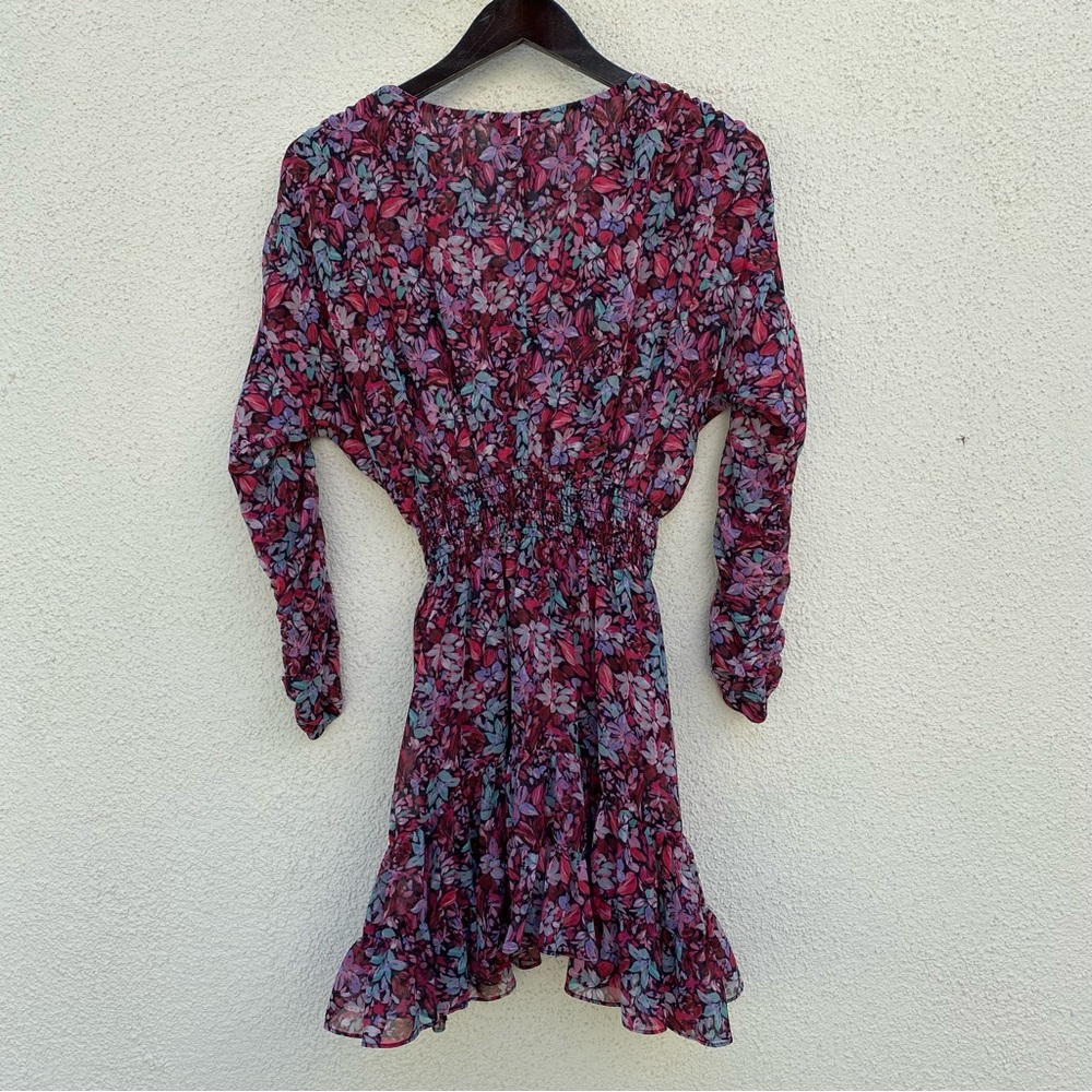 MISA - Floral Long Sleeve Dress - Picture 8 of 14